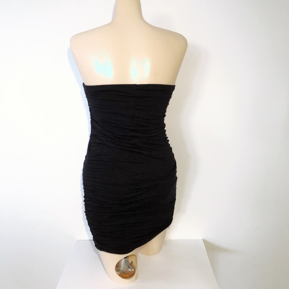 ZENANA OUTFITTERS SCRUNCHED TUBE DRESS - Picture 3 of 4